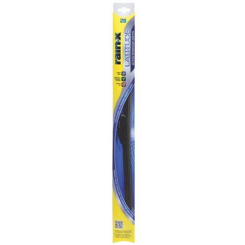 Rain-X 99828 Latitude Wiper Blade, 28 in, Contoured Blade, Synthetic Rubber
