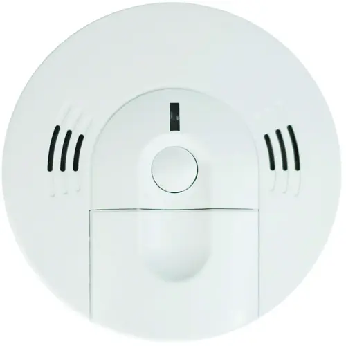 Gas Detector Alarm, 10 ft, LED Display, 85 dB, Alarm: Audio, Electrochemical, Ionization Sensor White