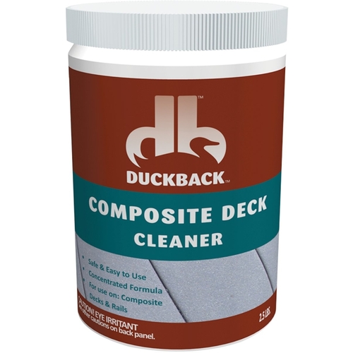 Duckback DB0042106-42 Deck Cleaner, Solid, Light Blue, 2.5 lb, Bottle