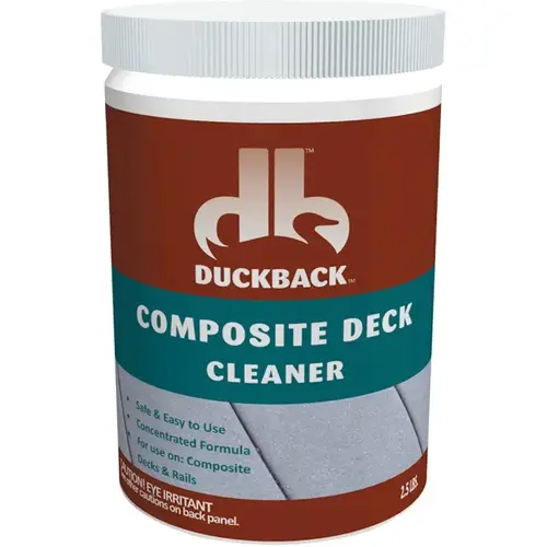 Duckback DB0042106-42 Deck Cleaner, Solid, Light Blue, 2.5 lb, Bottle