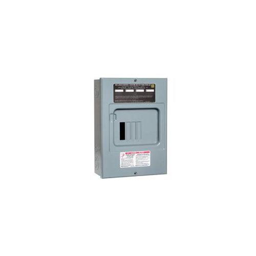 QO Load Center, 100 A, 4 -Space, 4 -Circuit, NEMA 1 Enclosure, Surface Mounting