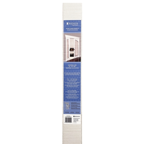 Renin PD3068MKDBB Pocket Door Frame Kit, 36 in W, 80 in H, Commercial Grade
