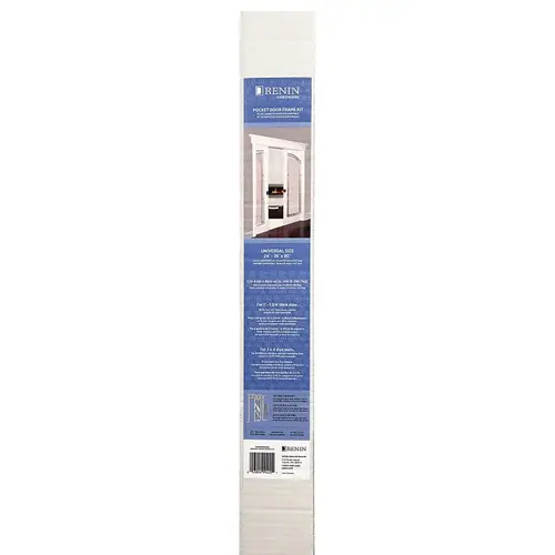 Pocket Door Frame Kit, 36 in W, 80 in H, Commercial Grade