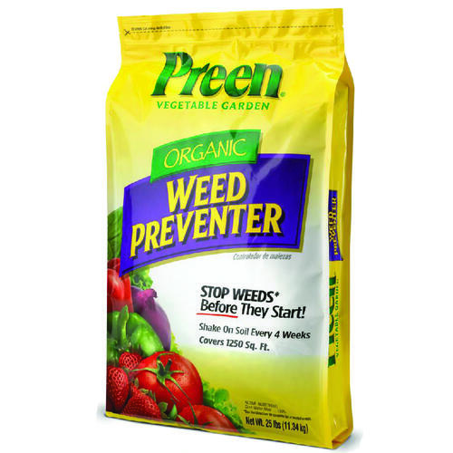 Preen 24-64156 Weed Killer, Granular, 25 lb Bag