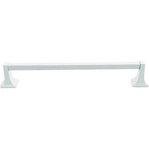 Boston Harbor L3618-51-07-3L Towel Bar, White, Surface Mounting, 18 in