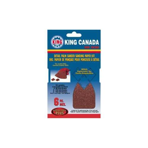 KING CANADA KW-068 Sandpaper Kit