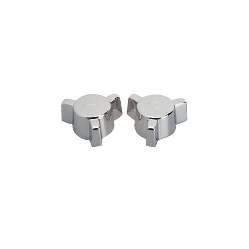 M-Line Series Cross Handle, Metal, Chrome Plated, For: Tub/Shower, Lavatory and Deck Faucets - pack of 2