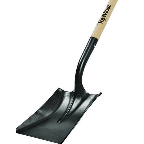 Square Point Shovel, Hardwood Handle, 45 in L Handle