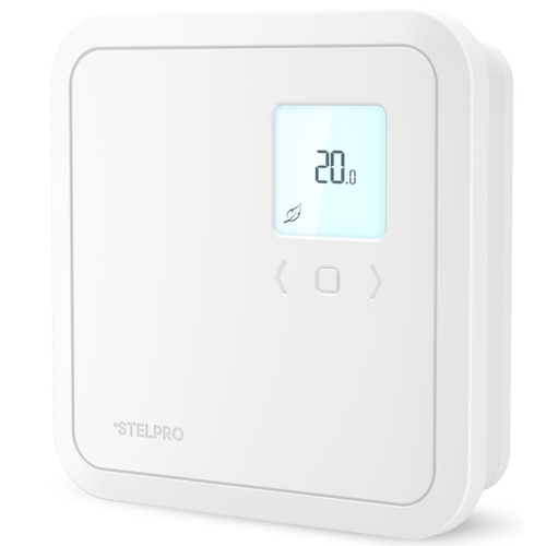 Programmable Electronic Thermostat, 120/208/240 V, 3000 W, Thermistor Sensor, White