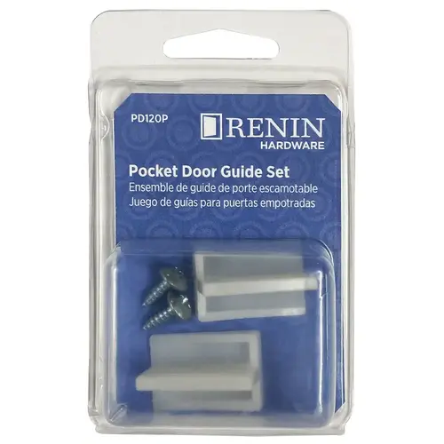 Pocket Door Guide Set White