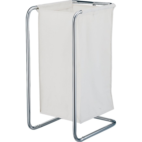 Simple Spaces BN65CH Laundry Sorter with Bag, 22 lb Capacity, Canvas Bag, Beige, 141/2 in W