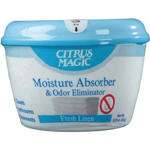 Moisture and Odor Absorber, 12.8 oz, Granular, Fresh Linen - pack of 6