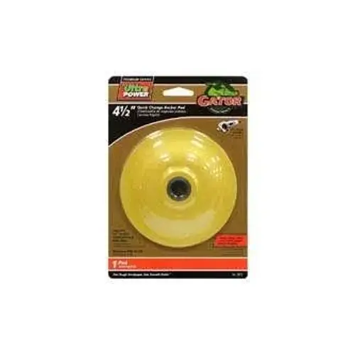 GATOR 3873 Quick Change 4-1/2 In. Angle Grinder Backing Pad