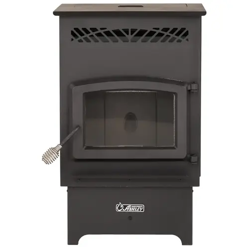 ASHLEY AP60 Pellet Stove, 21 in W, 23.77 in D, 32.8 in H, 2200 sq-ft Heating