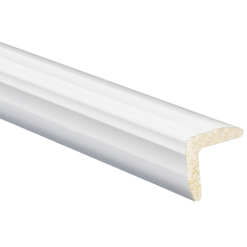 206 Series Outside Corner Moulding, 8 ft L, 5/16 in W, Polystyrene, Crystal White - pack of 15