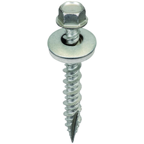 Screw, #9 Thread, High-Low, Twin Lead Thread, Hex Drive, Self-Tapping, Type 17 Point - pack of 250