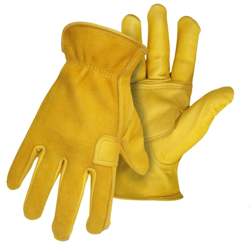 Boss 4086M Driver Gloves, M, Keystone Thumb, Deerskin Leather