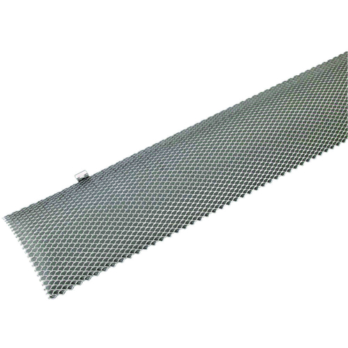 Hinged Gutter Guard, 3 ft L, 5 in W, Steel, Galvanized - pack of 75