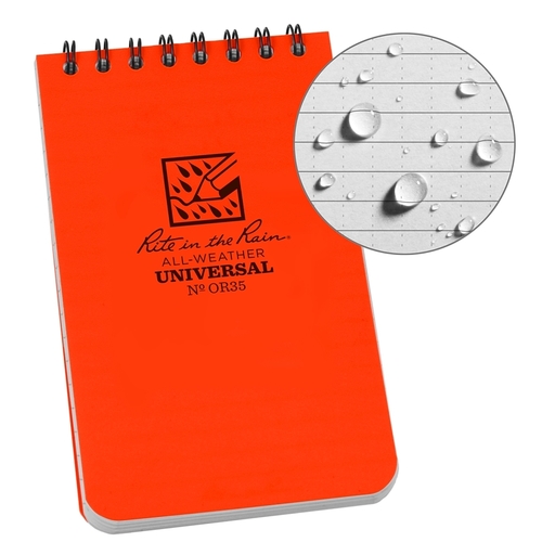 Pocket Sized Notebook, Universal Pattern Sheet, 3 x 5 in Sheet, 50-Sheet, Gray Sheet