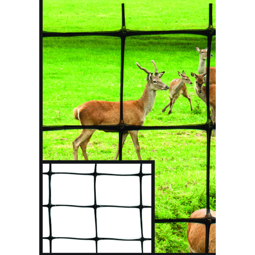 Tenax 60098409 Deer Fence, 330 ft L, 7-1/2 ft H, Black