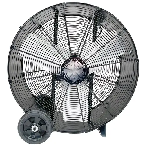 TPI PBX36-D PBX PBX-36-D Direct Drive Portable Blower, 5.5 A, 120 V, 2-Speed, 950 to 1040 rpm Speed, 5400 to 6500 cfm Air Black