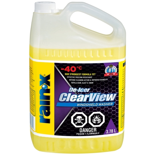 RAIN-X ClearView 35-204RX De-Icer, 3.78 L - pack of 4