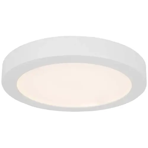 Ceiling Light Fixture, 0.1 A, 120 V, 12 W, LED Lamp, 750 Lumens, 3000 K Color Temp