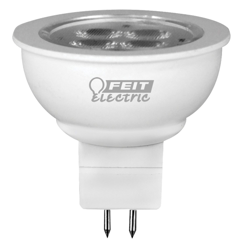 LED Bulb, Track/Recessed, MR16 Lamp, 20 W Equivalent, GU5.3 Lamp Base, Clear