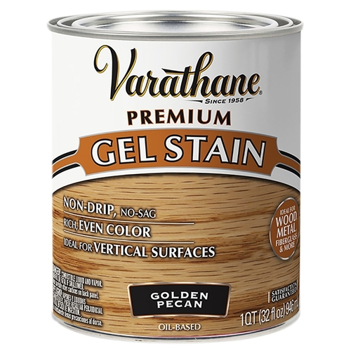 Varathane 358304 Premium Stain, Golden Pecan, Gel, Paste, 1 qt