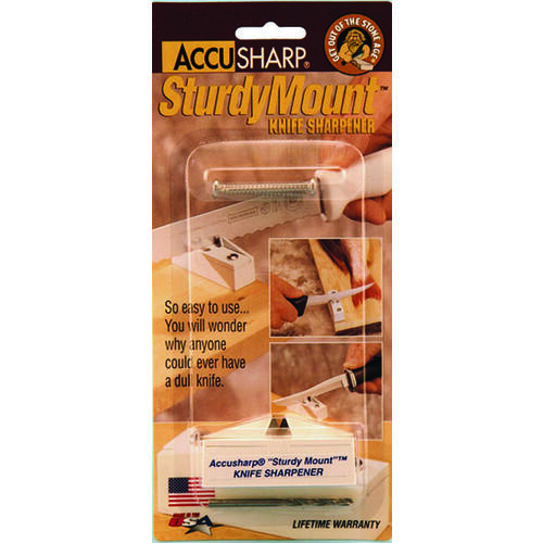 AccuSharp 004C SturdyMount Series Utility Knife Sharpener, Plastic Handle