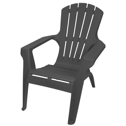 Gracious Living 11453-26ADI Adirondack II Adirondack Chair, 29-3/4 in W, 35-1/4 in D, 33-1/2 in H, Resin Seat