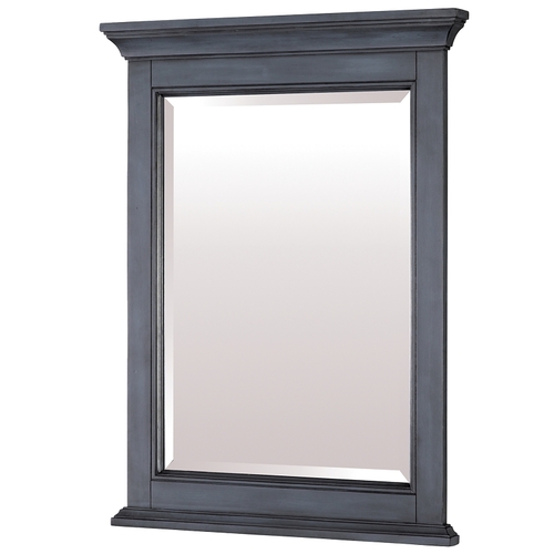Foremost BABM2432 Brantley Series Framed Mirror, Rectangular, 24 in W, 32 in H, Wood Frame, Wall Mounting