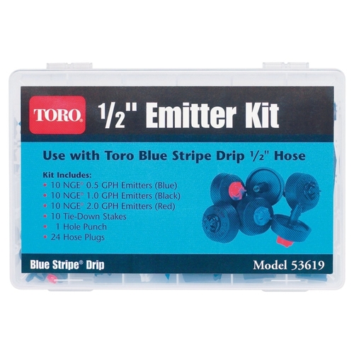 Toro 53619 Emitter Kit, For: Blue Strip Drip 1/2 in Tubing