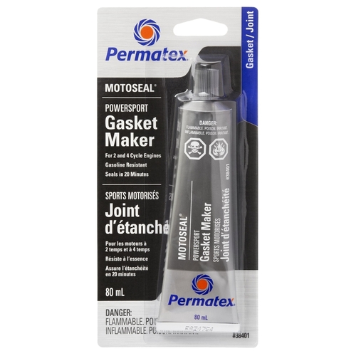 PERMATEX 38401 MotoSeal Gasket Maker, 80 mL Tube, Paste, Aromatic