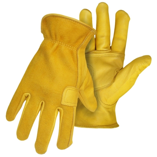 Boss 4086J Driver Gloves, XL, Keystone Thumb, Deerskin Leather