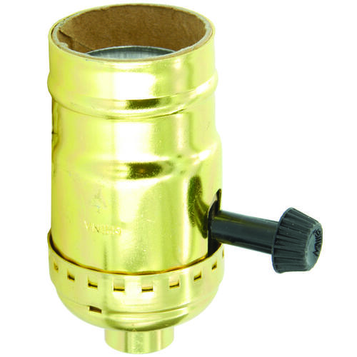 7070-PG Lamp Holder, 250 V, 250 W, Phenolic Housing Material, Brass