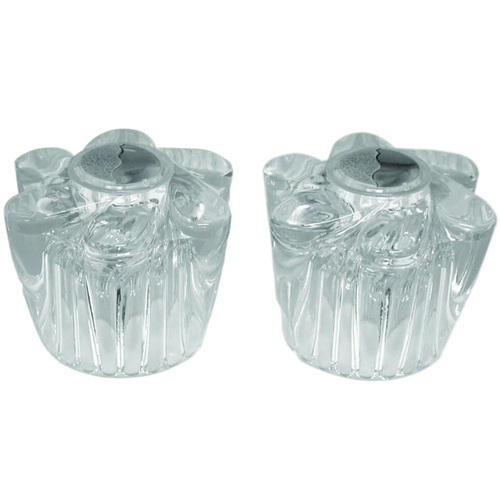 Enhon Ersatzgriff-Set Für Price Pfister Windsor Duscharmaturen – 3-teilig, Klares Acryl