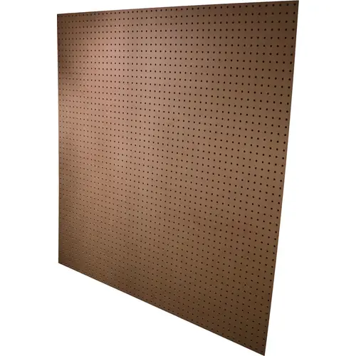 Alexandria Moulding PG002-6H048C Standard Perforated Hardboard, 4 ft OAW, 4 ft OAH, Plywood