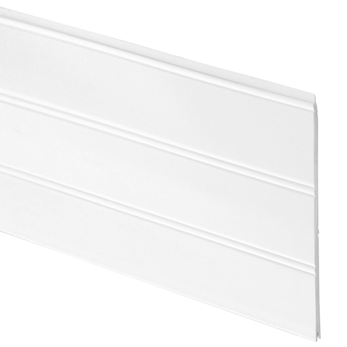 Inteplast Group 10040300891 004 Series Reversible Beaded Wainscot Kit, 34 in L, 7-1/2 in W, 3.7 linear-ft Coverage Area White