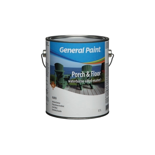 General Paint GE0043052-16 Porch & Floor 43-052-16 Porch and Floor Enamel Paint, Gloss, Accent Base, 1 gal