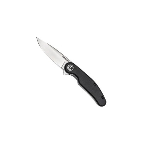 Crescent CPK325C Pocket Knife, 3-1/4 in L Blade, 1 in W Blade, Stainless Steel Blade, Straight, Ergonomic Handle