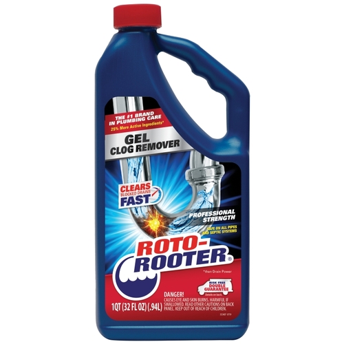 Roto-Rooter 351403 REMOVER CLOG GEL 32OZ