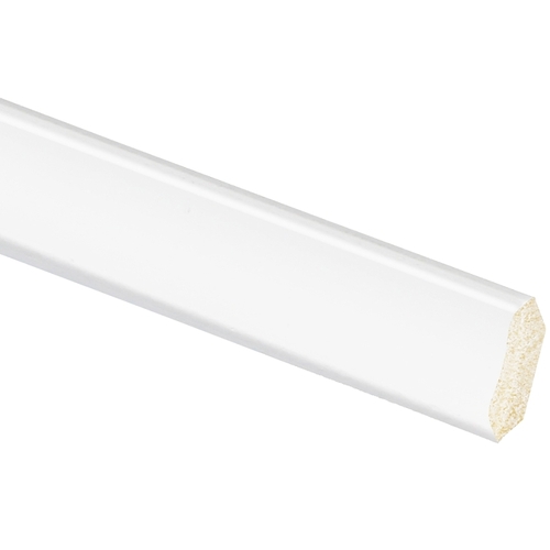 Inteplast Group 50930800032 093 Series Inside Corner Moulding, 8 ft L, 7/8 in W, Polystyrene, Crystal White