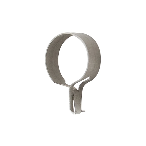 Kenney KN977/19 Cafe Clip Ring, Satin Silver - pack of 14