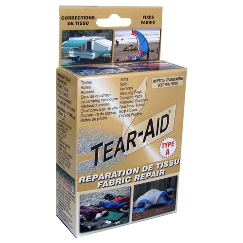 Tear-Aid D-KIT-A04-100 Fabric Repair Patch Kit, A, Gold