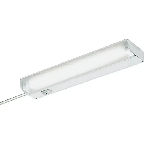 Good Earth Lighting G9712P-T5-WHES-I Plug-In Under Cabinet Bar, 120 V, 8 W, 1-Lamp, Fluorescent Lamp, 3000 K Color Temp