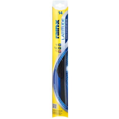 Latitude Wiper Blade, 14 in, Contoured Blade, Synthetic Rubber