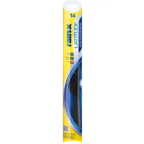 Latitude Wiper Blade, 14 in, Contoured Blade, Synthetic Rubber