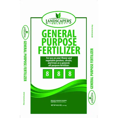 Lawn and Garden Fertilizer, 40 lb Bag, 8-8-8 N-P-K Ratio