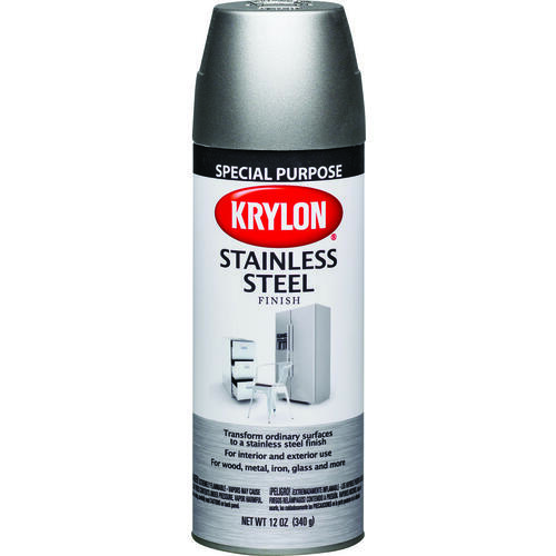 Spray Paint, Silver Metallic, Stainless Steel, 11 oz